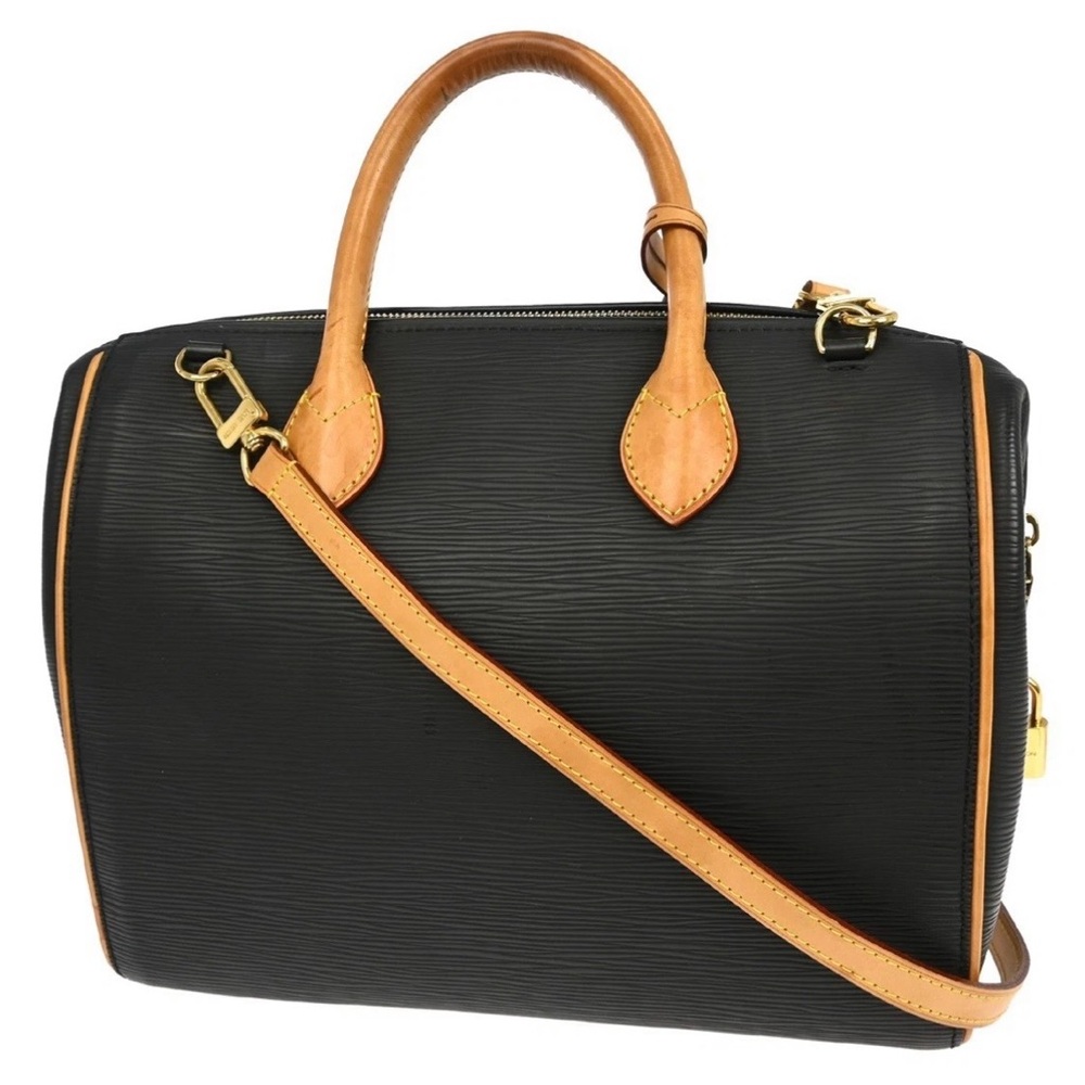 Louis Vuitton Black Epi Doc PM 2-way Handbag - Picture 12 of 14